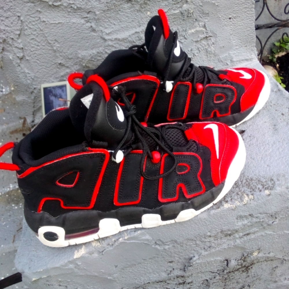 Big boys Nike Air More Uptempo 96 red ♥️